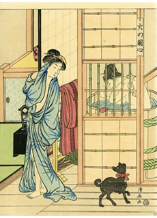 Bathing Room by Kiyonaga