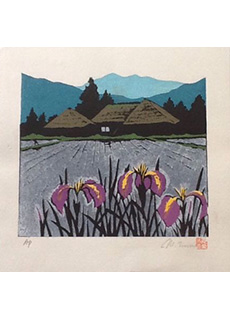 Landscape with Flowers A.P by Mitsuhiro Unno