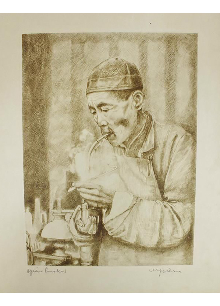 Opium Smoker by Willy Seiler