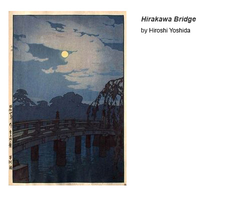 Hirakawa Bridge by Hiroshi Yoshida