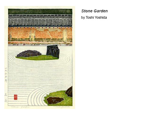 Stone Garden by Toshi Yoshida