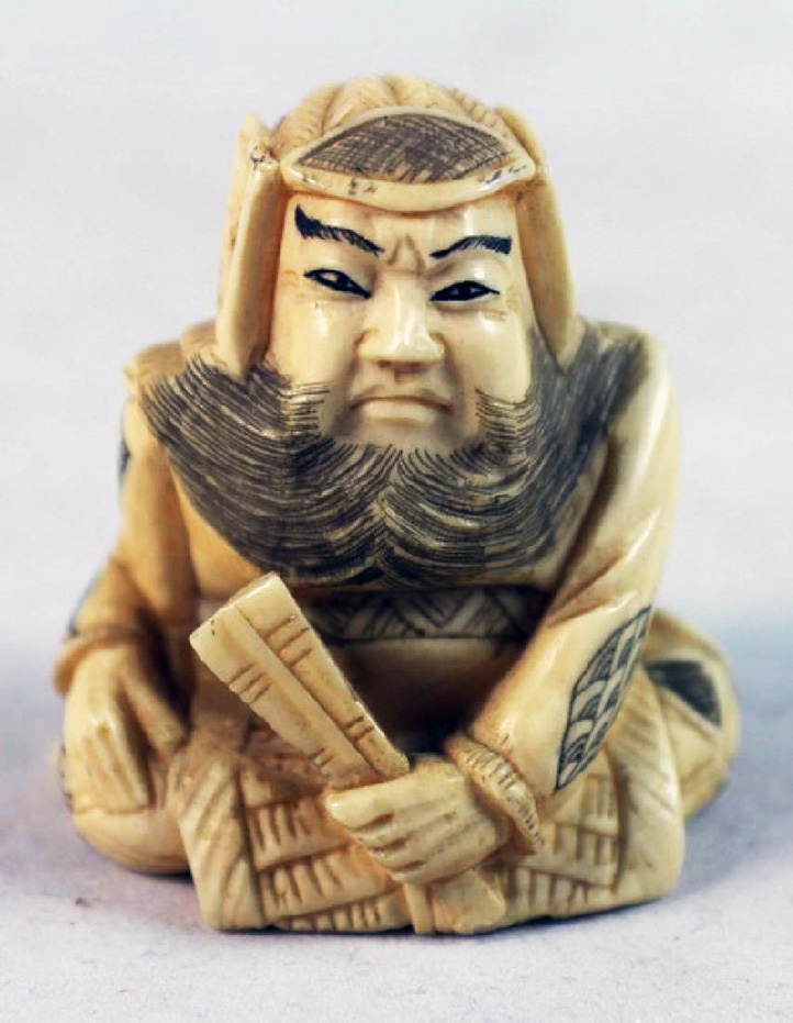 19th Century Japanese Netsuke Wise Man