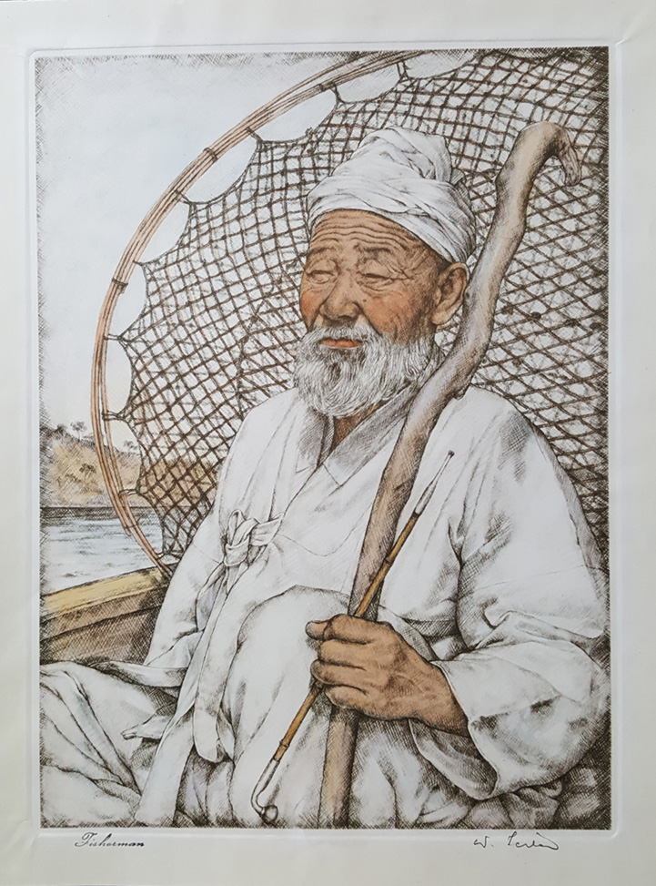 Fisherman by Willy Seiler