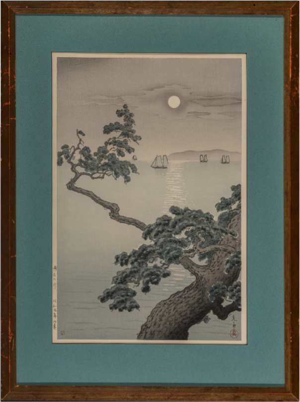 山口英明・アロハヘブン・Moon Beach - 絵画