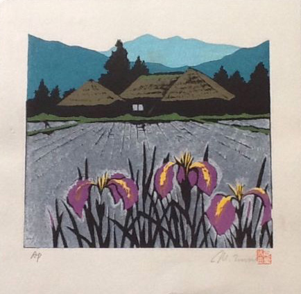 Landscape with Flowers A.P by Mitsuhiro Unno