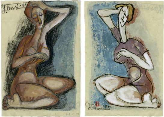 Untitled Portraits of a Woman by Yoshitoshi Mori