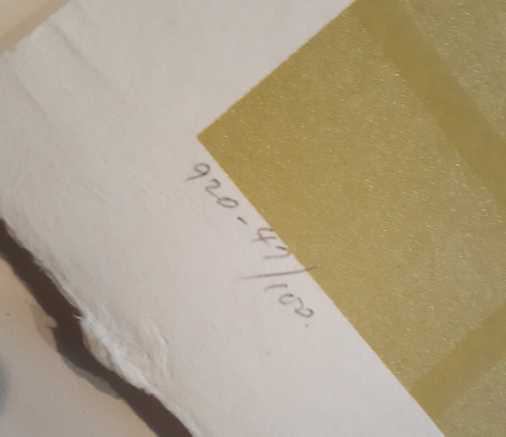Verso Titled & Stamped