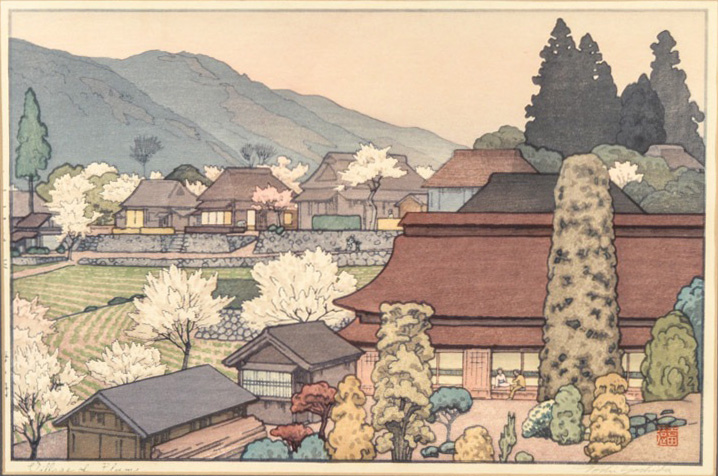 Village of Plums by Toshi Yoshida