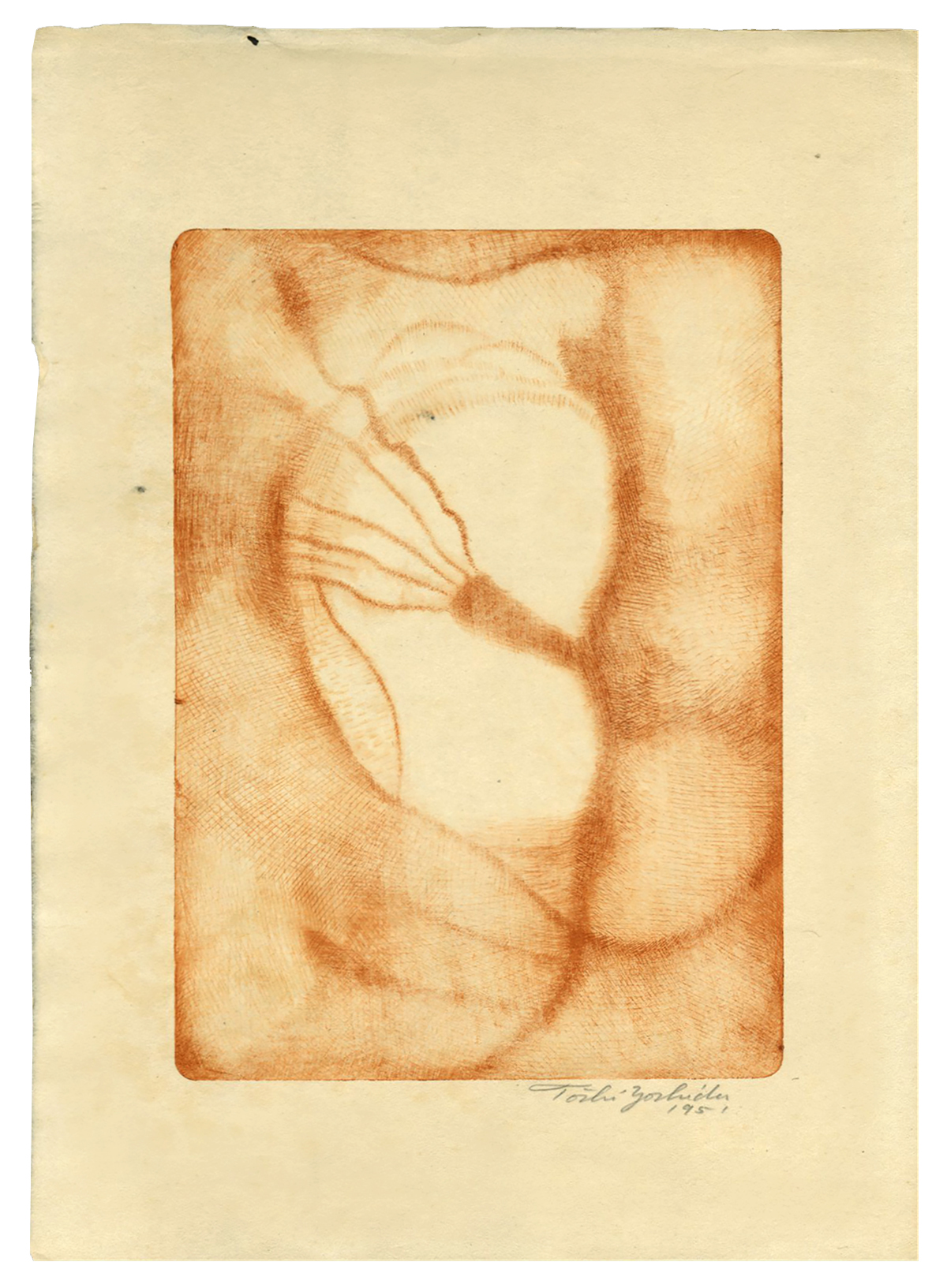 Untitled Abstract by Toshi Yoshida