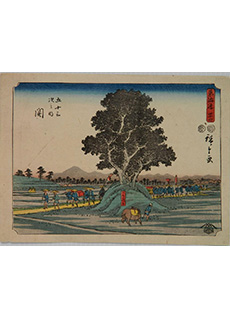 Seki by Ando Hiroshige