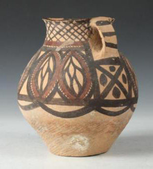 Chinese Neolithic Pottery Vessel 2300-2000 B.C.