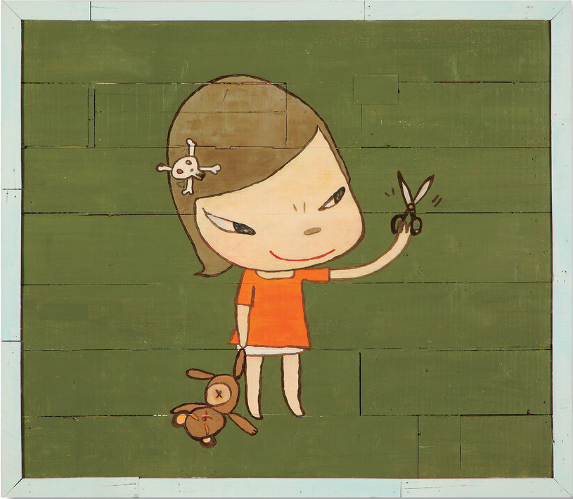 Banging The Drum by Yoshitomo Nara Contemporary Japanese Print