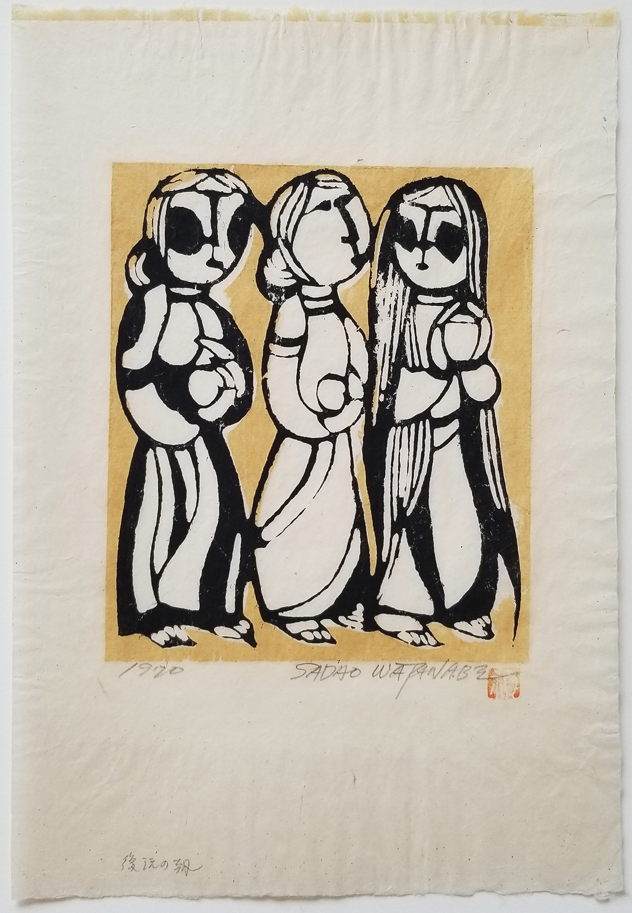 Three Marys at the Tomb by Sadao Watanabe Japanese Stencil Print ...