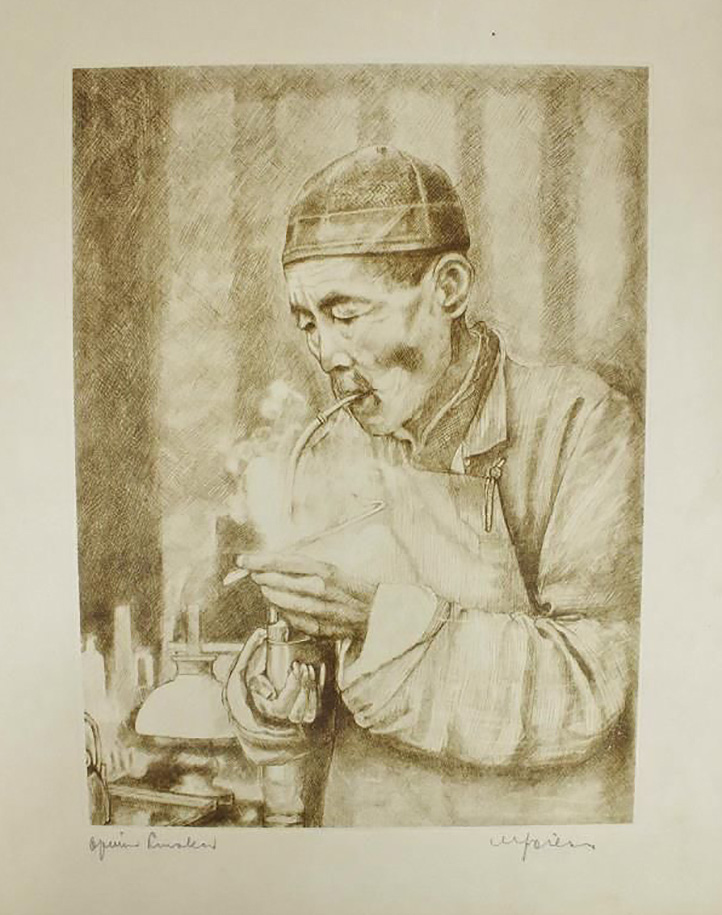 Opium Smoker by Willy Seiler