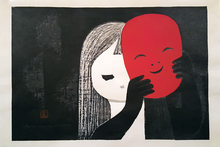 Girl With Mask by Kaoru Kawano Girl With Mask by Kaoru Kawano